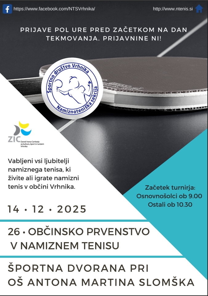 Občinsko prvenstvo 2025